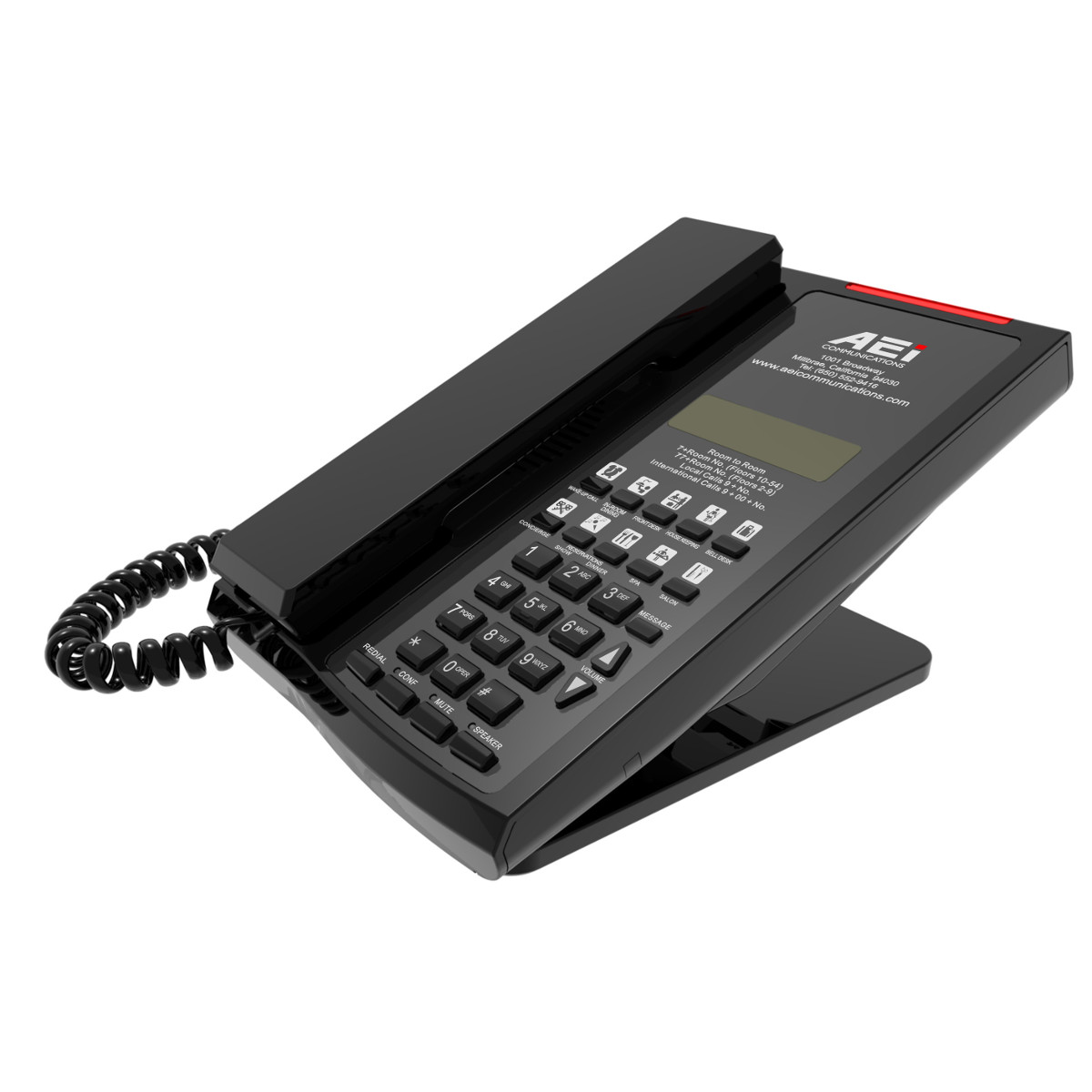 Single-Line Analog DECT Corded Speakerphone (master) – ASP-9110-SM